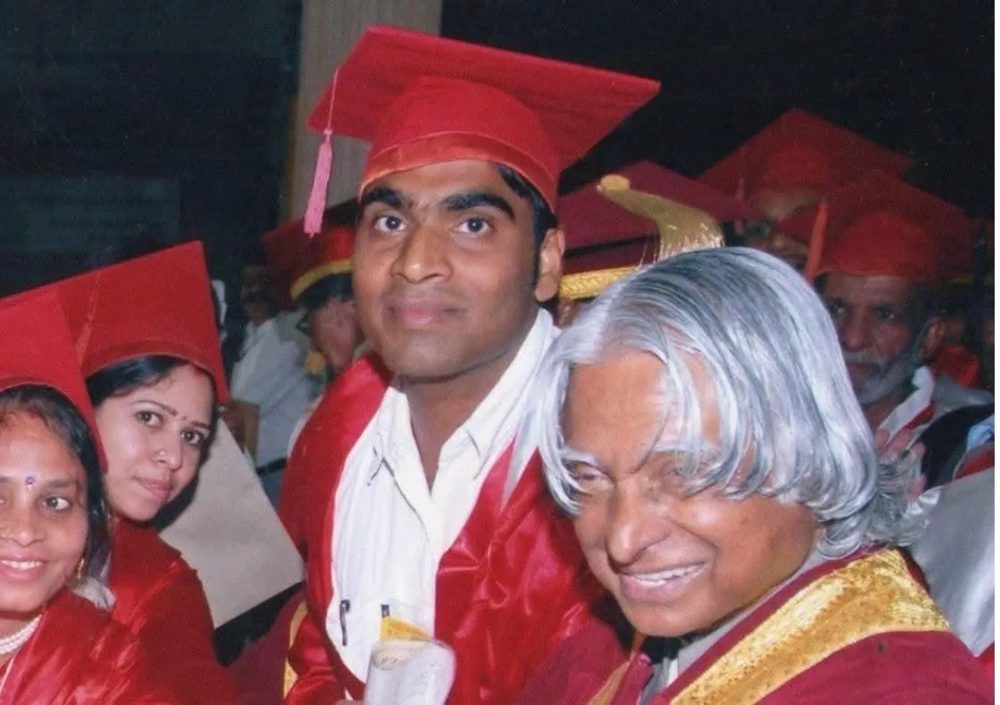 Dr. Naval Singh Jain with Dr. APJ Abdul Kalam at his convocation