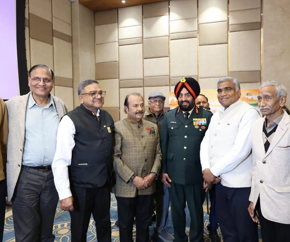 With senior Army leadership — Army Day Parade 2026, Jaipur